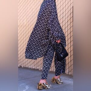 Dressed in Lala smile face pants